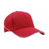 Cap - mod. 4013:Red, Cotton, White